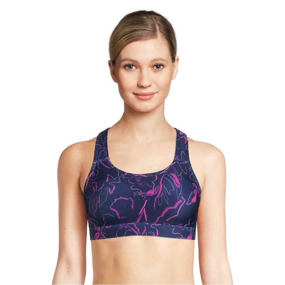 Womens Split Racerback Bra with Adjustable Straps & Womens Molded Cup Sports Bra - Picture 1 of 16